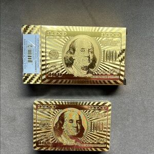 Gold Playing Cards